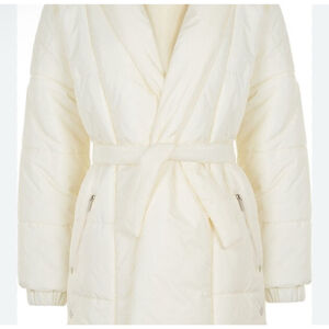 NWT Nocturne Cream Puffer Coat Size 40/8-10US/M